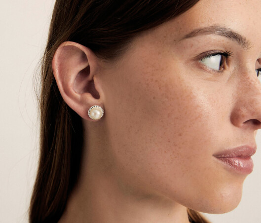 cultured pearl earrings for women